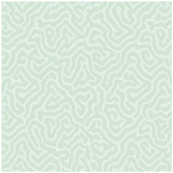 Coral - Duck Egg Celery By Cole & Son | Cole & Son Landscape Plains |  Wallcovering Print