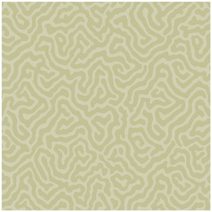 Coral - Old Olive Green | Cole & Son
