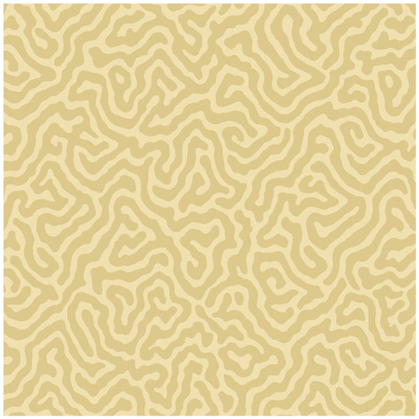 Coral - Ochre Yellow By Cole & Son | Cole & Son Landscape Plains |  Wallcovering Print