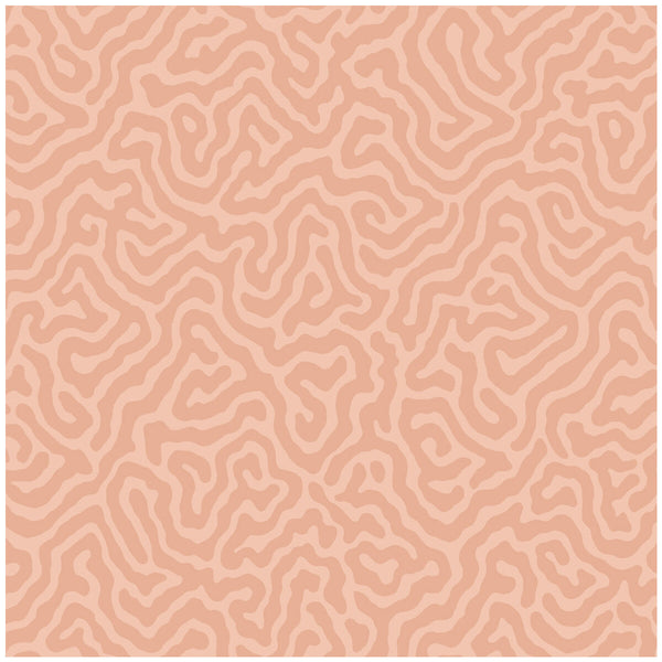 Coral - Salmon Coral By Cole & Son | Cole & Son Landscape Plains |  Wallcovering Print