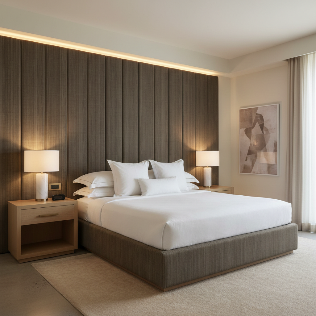 Alter - Alter Silicone Hybrid Upholstered Headboard | Architectural Fabrics