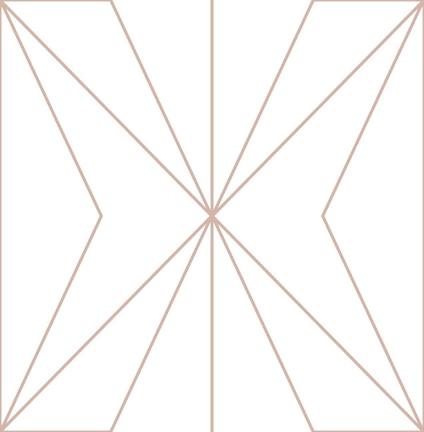Harmony White Rose Gold Wallcovering | Graham & Brown