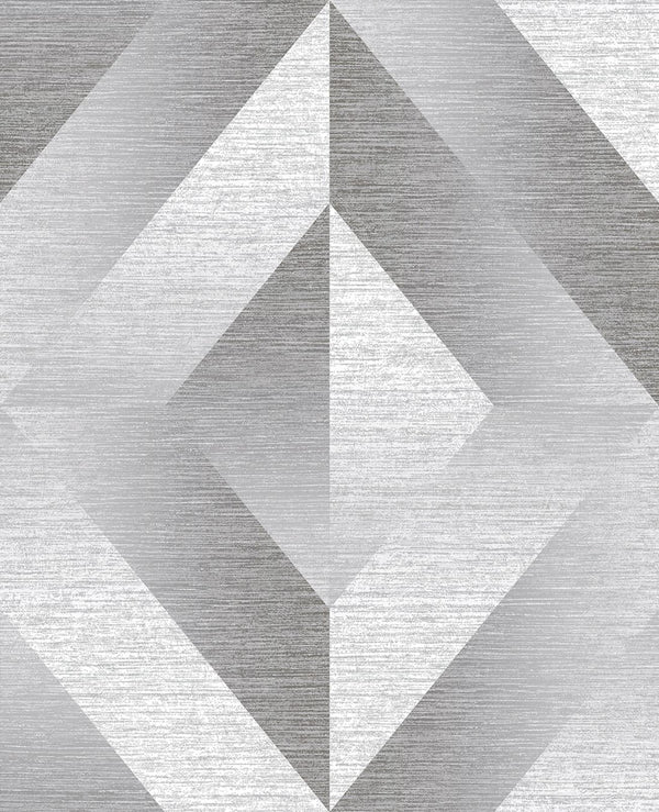 Atelier Geo Slate Wallcovering | Graham & Brown