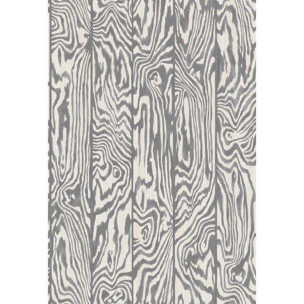Zebrawood - Black & White Black By Cole & Son | Cole & Son Curio |  Wallcovering Print