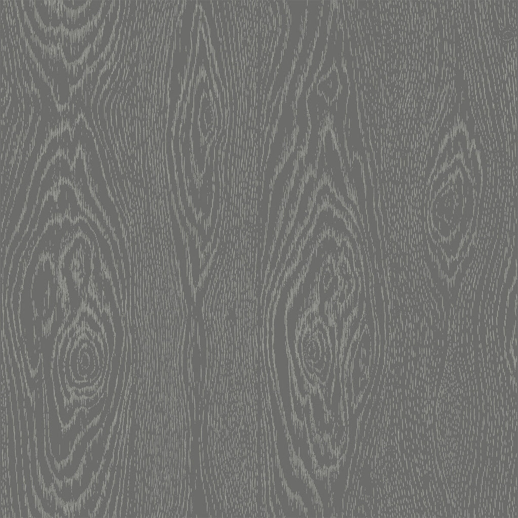 Wood Grain - Black And Silver Black By Cole & Son | Cole & Son Curio |  Wallcovering Print