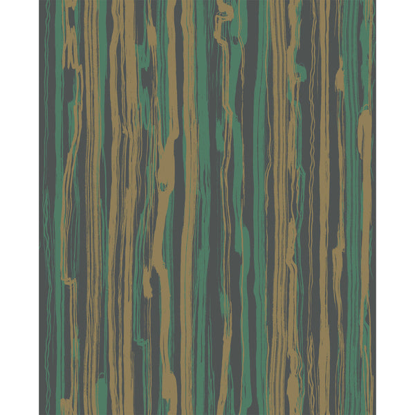 Strand - Teal & Gold Teal By Cole & Son | Cole & Son Curio |  Wallcovering Print