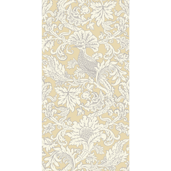 Balabina - Vintage Yellow Yellow By Cole & Son | Cole & Son Mariinsky Damask |  Wallcovering Print