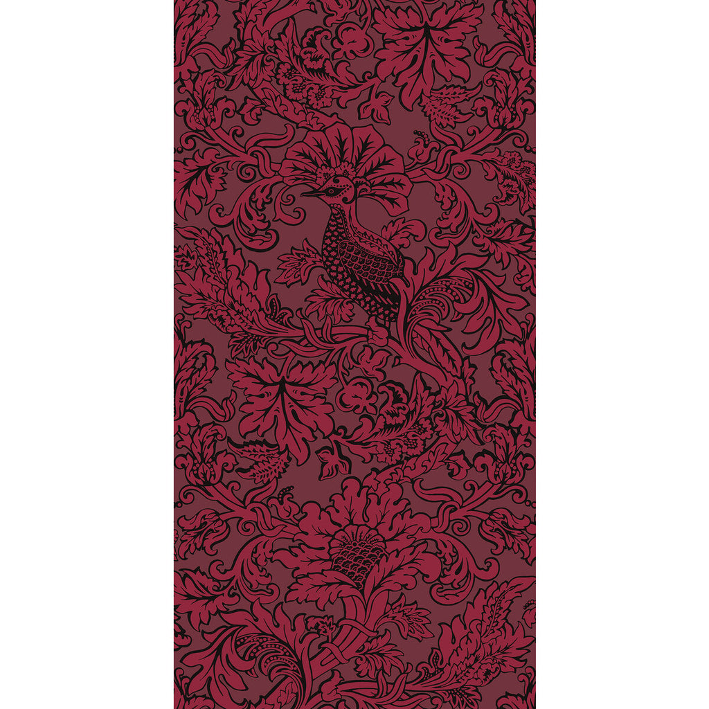 Balabina - Velvet Red Burgundy/Red By Cole & Son | Cole & Son Mariinsky Damask |  Wallcovering Print