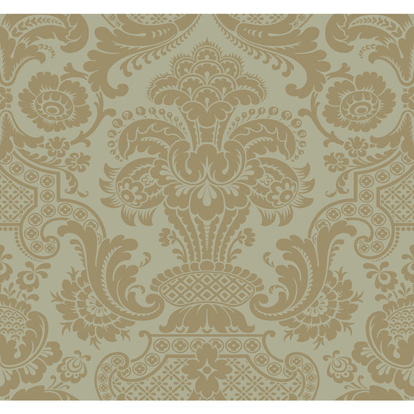 Carmen Cs - Khaki Khaki By Cole & Son | Cole & Son Mariinsky Damask |  Wallcovering Print