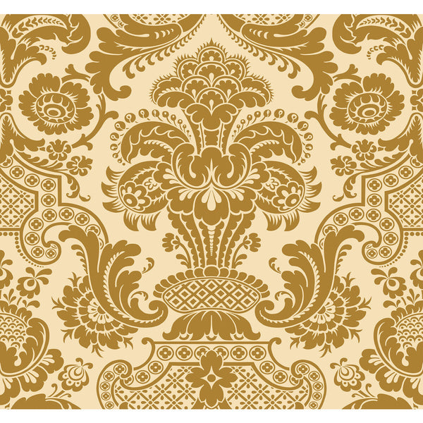 Carmen Cs - Gold Gold By Cole & Son | Cole & Son Mariinsky Damask |  Wallcovering Print