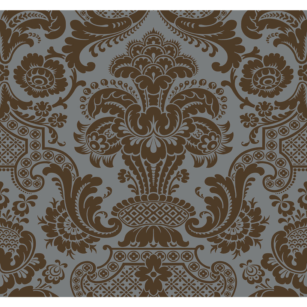 Carmen Cs - Charcoal Grey By Cole & Son | Cole & Son Mariinsky Damask |  Wallcovering Print