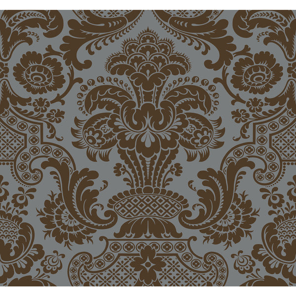 Carmen Cs - Charcoal Grey By Cole & Son | Cole & Son Mariinsky Damask |  Wallcovering Print