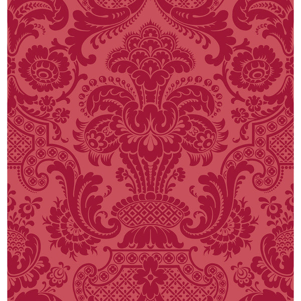 Petrouchka - Red Lavender By Cole & Son | Cole & Son Mariinsky Damask |  Wallcovering Print