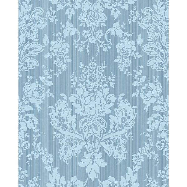 Giselle - Blue Blue By Cole & Son | Cole & Son Mariinsky Damask |  Wallcovering Print