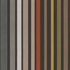 Carousel Stripe - Charcoal Multi By Cole & Son | Cole & Son Mariinsky Damask |  Wallcovering Print