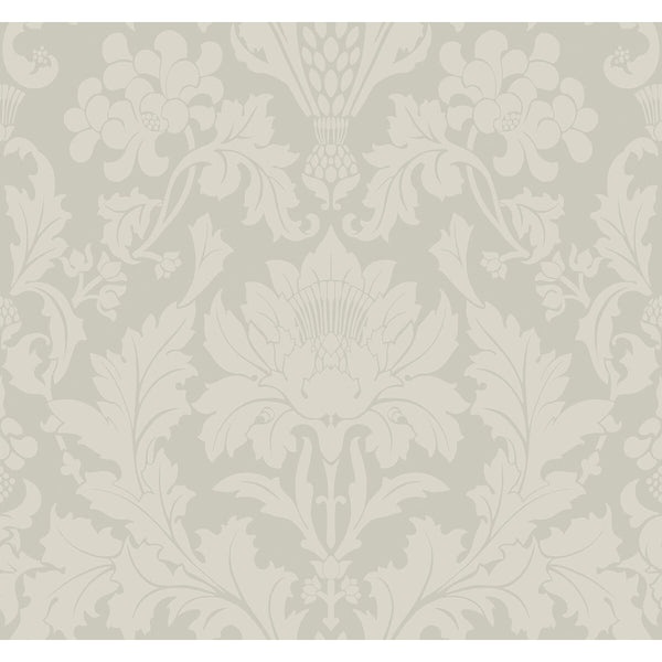 Fonteyn - Old Olive Sage By Cole & Son | Cole & Son Mariinsky Damask |  Wallcovering Print
