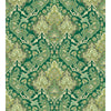 Pushkin - Forest Green Multi By Cole & Son | Cole & Son Mariinsky Damask |  Wallcovering Print
