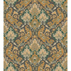 Pushkin - Ginger & Charcaol Multi By Cole & Son | Cole & Son Mariinsky Damask |  Wallcovering Print