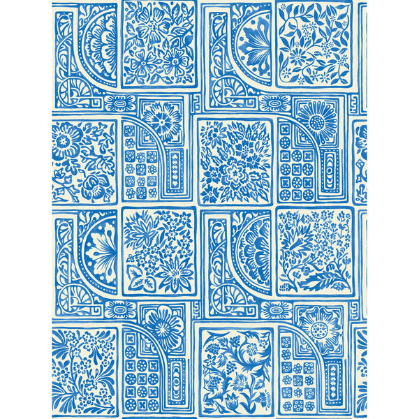 Bellini - Blue & White Blue By Cole & Son | Cole & Son Mariinsky Damask |  Wallcovering Print