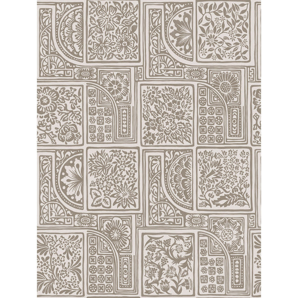 Bellini - Stone & Gilver Taupe By Cole & Son | Cole & Son Mariinsky Damask |  Wallcovering Print