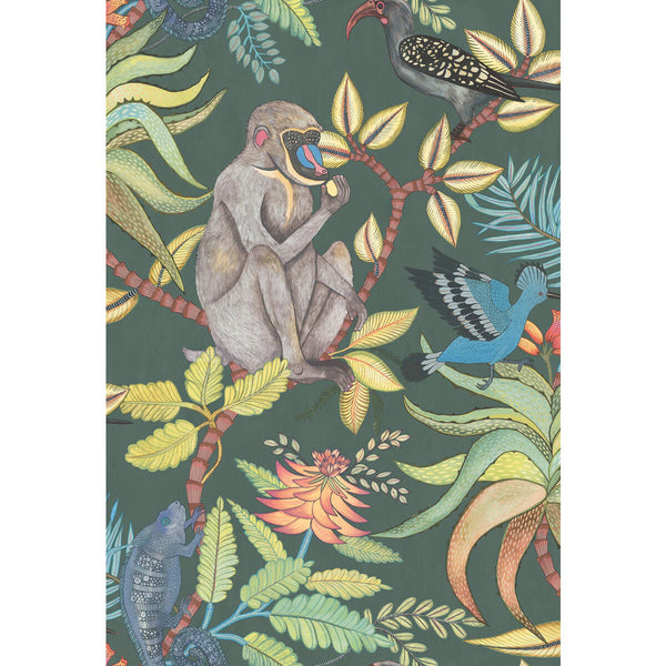 Savuti - Dark Petrol Multi Multi By Cole & Son | Cole & Son Ardmore |  Wallcovering Print