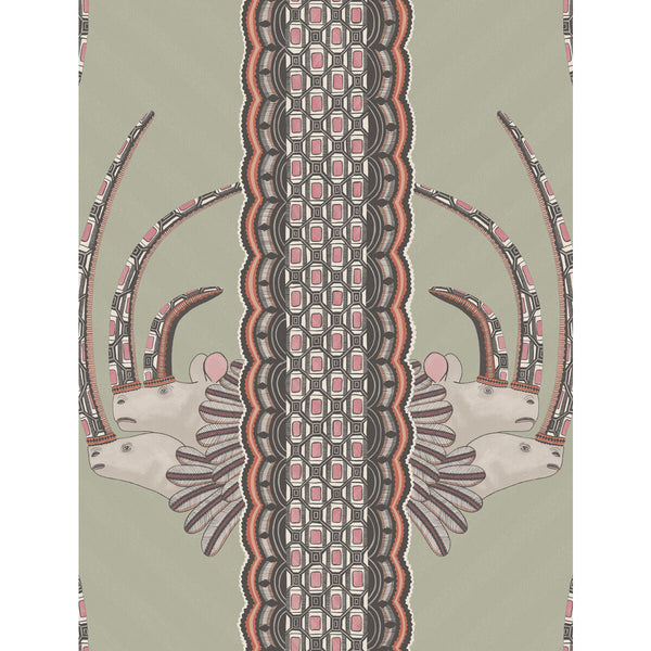 Jabu - Olive & Pink Multi | Cole & Son