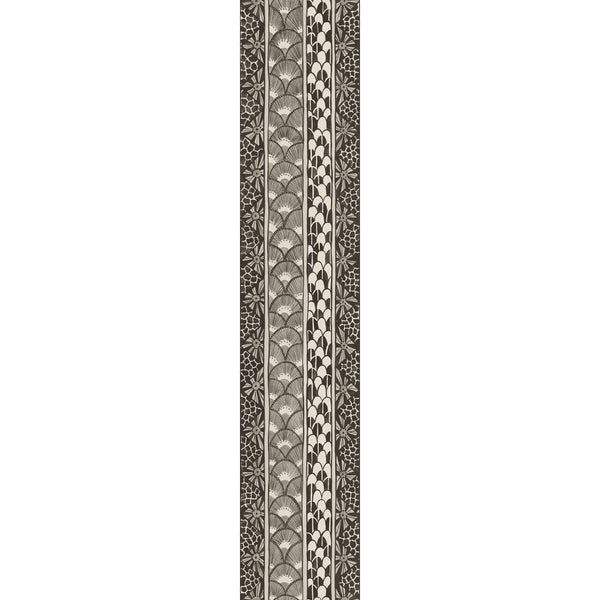 Ardmore Border - Black & White Black By Cole & Son | Cole & Son Ardmore |  Wallcovering Print