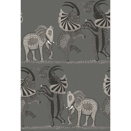 Safari Dance - Charcoal Black & White Charcoal | Cole & Son