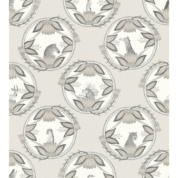 Ardmore Cameos - Grey Ivory By Cole & Son | Cole & Son Ardmore |  Wallcovering Print