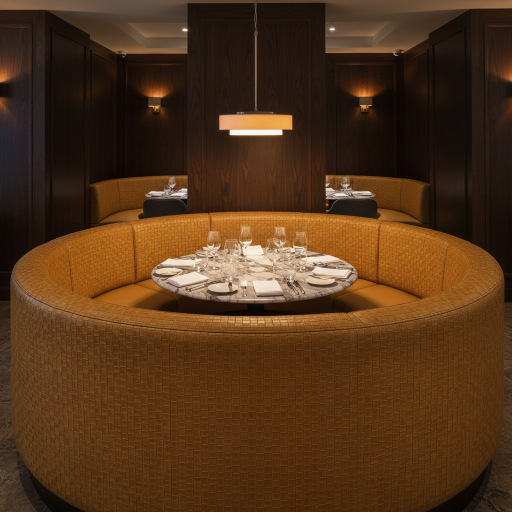 Berretta - Berretta Performance Vinyl Upholstered Banquette | Architectural Fabrics