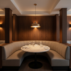 Red Hook - Ermine Upholstered Banquette | Architectural Fabrics