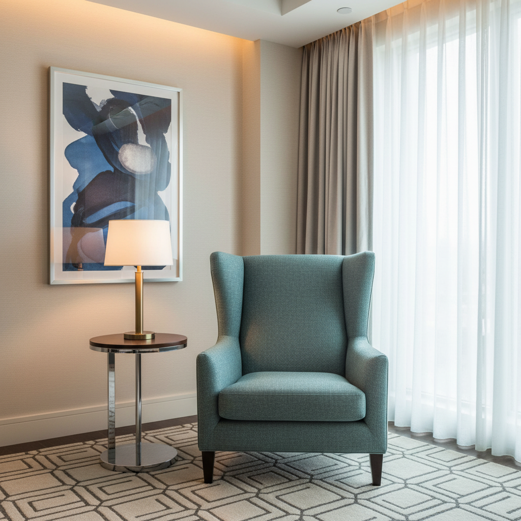 Amalfi - Teal Tide Indoor/Outdoor Vinyl Upholstered Chair | Architectural Fabrics
