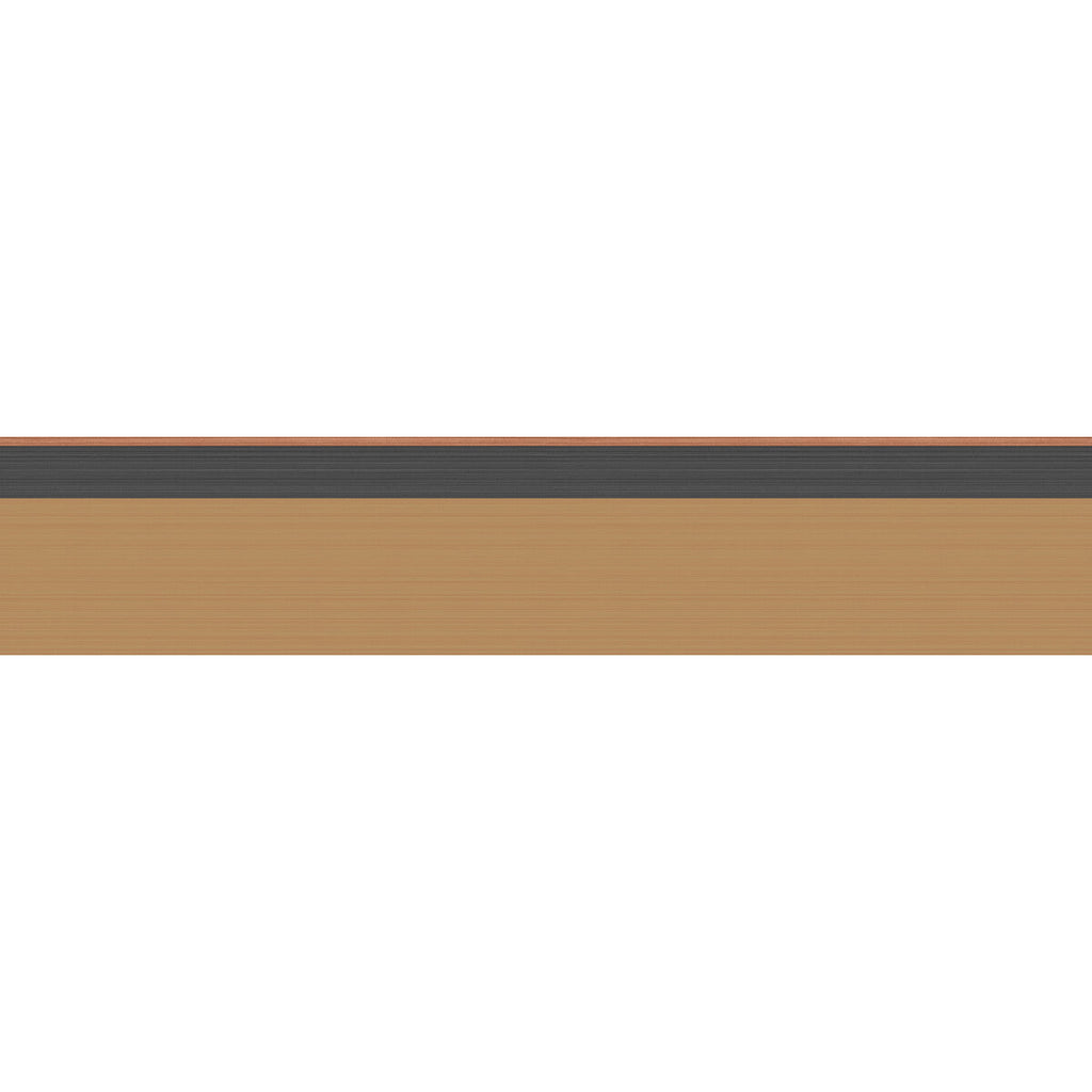 Jaspe Border - Ginger Black/Bronze Bronze By Cole & Son | Cole & Son Marquee Stripes |  Wallcovering Borders