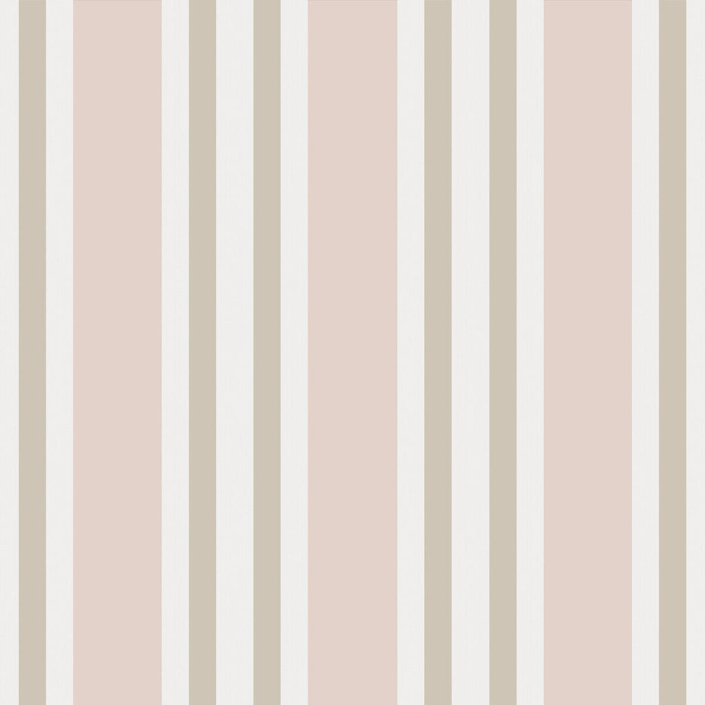 Polo Stripe - Soft Pink Pink By Cole & Son | Cole & Son Marquee Stripes |  Wallcovering Print
