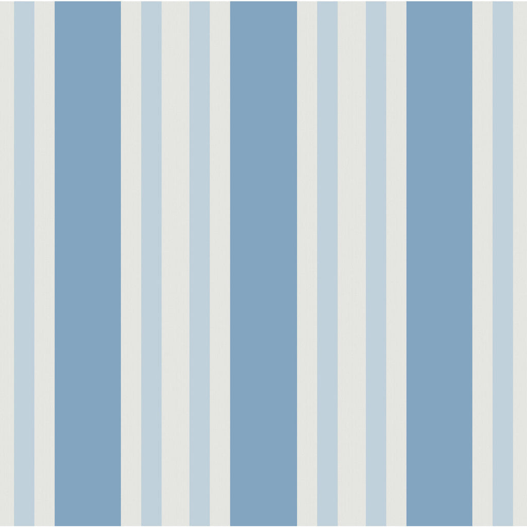 Polo Stripe - Blue Blue By Cole & Son | Cole & Son Marquee Stripes |  Wallcovering Print