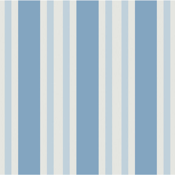 Polo Stripe - Blue Blue By Cole & Son | Cole & Son Marquee Stripes |  Wallcovering Print