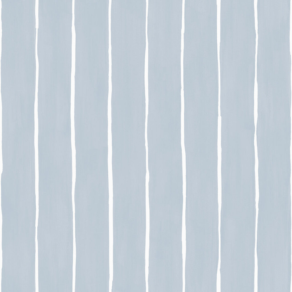 Marquee Stripe - Pale Blue Light Blue By Cole & Son | Cole & Son Marquee Stripes |  Wallcovering Print