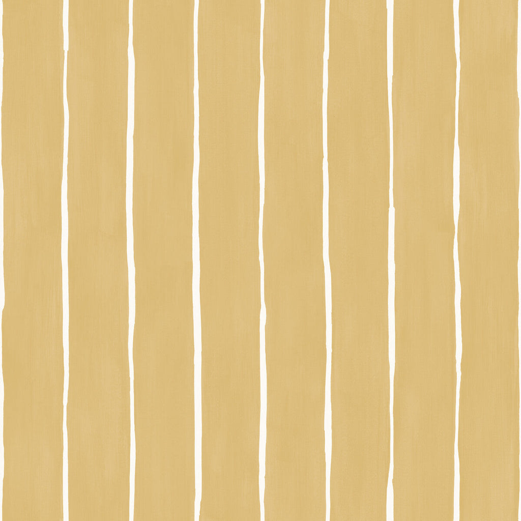 Marquee Stripe - Mustard Gold By Cole & Son | Cole & Son Marquee Stripes |  Wallcovering Print