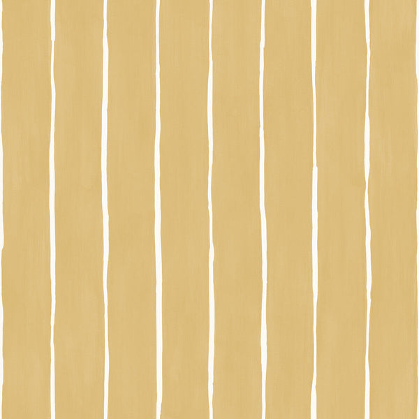 Marquee Stripe - Mustard Gold By Cole & Son | Cole & Son Marquee Stripes |  Wallcovering Print