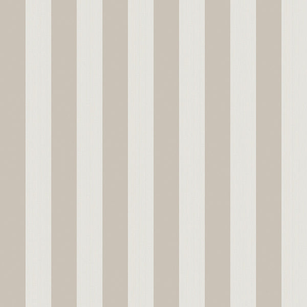 Regatta Stripe - Stone/Parchment Beige By Cole & Son | Cole & Son Marquee Stripes |  Wallcovering Print