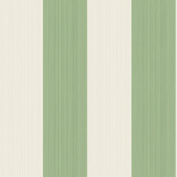 Jaspe Stripe - Green Green By Cole & Son | Cole & Son Marquee Stripes |  Wallcovering Print