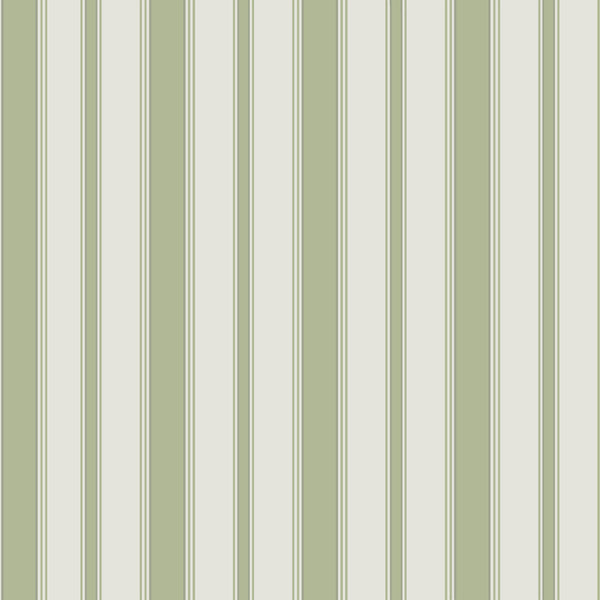 Cambridge Stripe - Leaf Green Celery By Cole & Son | Cole & Son Marquee Stripes | Stripes Wallcovering Print