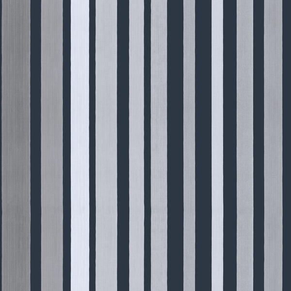 Carousel Stripe - Grey Grey By Cole & Son | Cole & Son Marquee Stripes |  Wallcovering Print