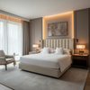 Ultrasuede  Chamois Cream Upholstered Headboard | Ultrasuede Upholstery