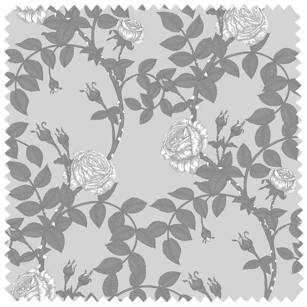 McGegan Rose Linen Grey | Timorous Beasties Fabric