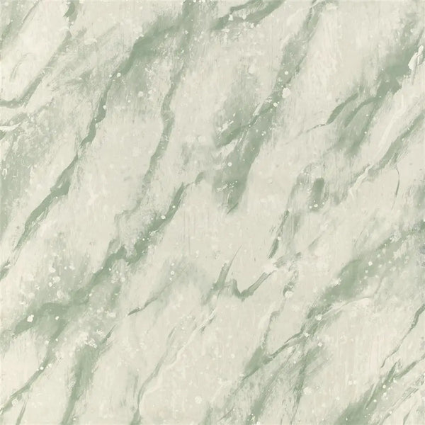 Carrara Marble Grande 03 Eau De Nil Green Wallpaper | Designers Guild Europe