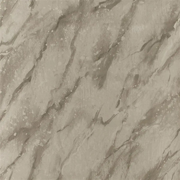 Carrara Marble Grande 08 Gold Wallpaper | Designers Guild Europe
