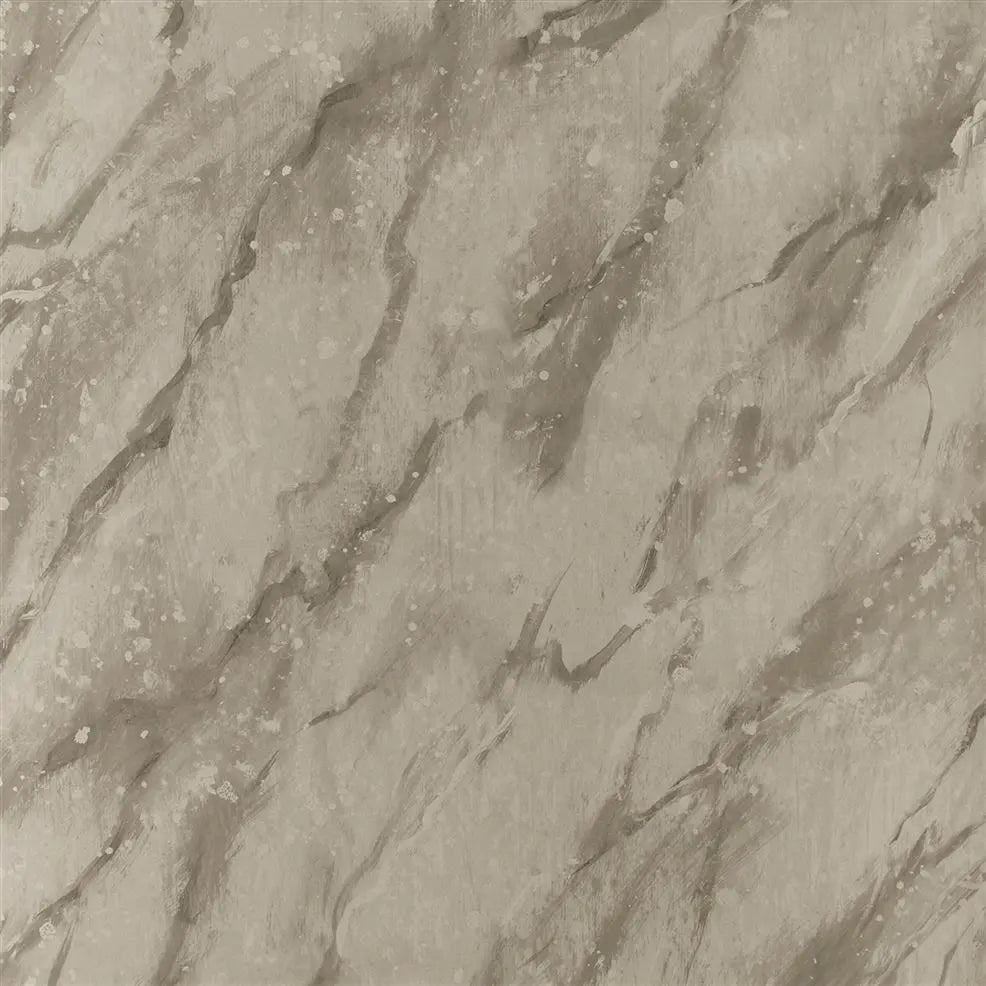 Carrara Marble Grande 08 Gold Wallpaper | Designers Guild Europe