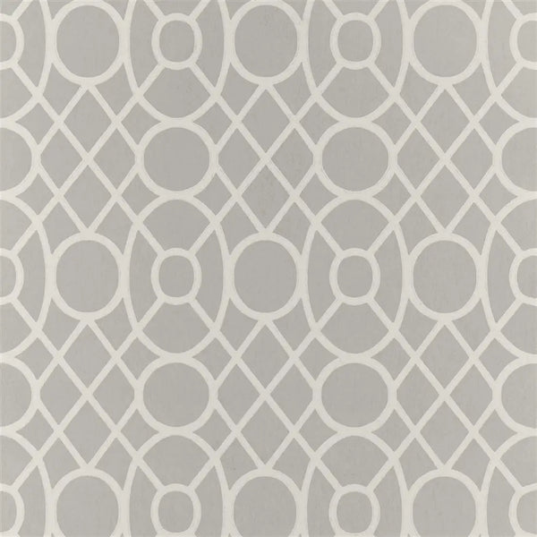 Merletti Trellis 05 Platinum Wallpaper | Designers Guild Europe