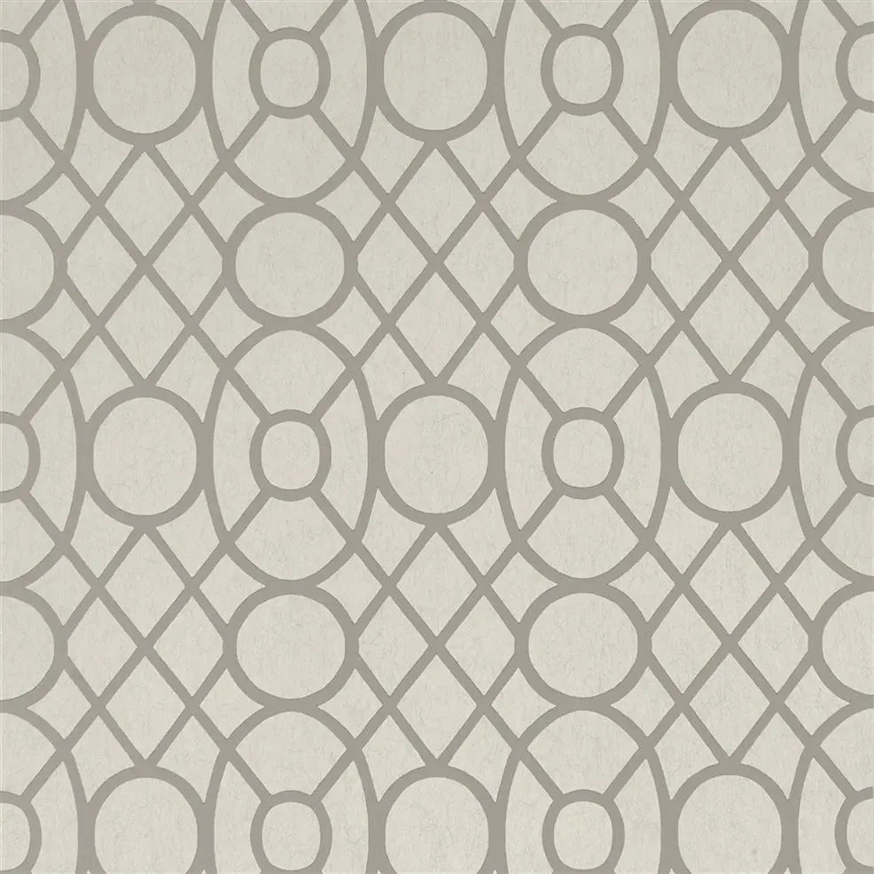 Merletti Trellis 02 Pearl Wallpaper | Designers Guild Europe